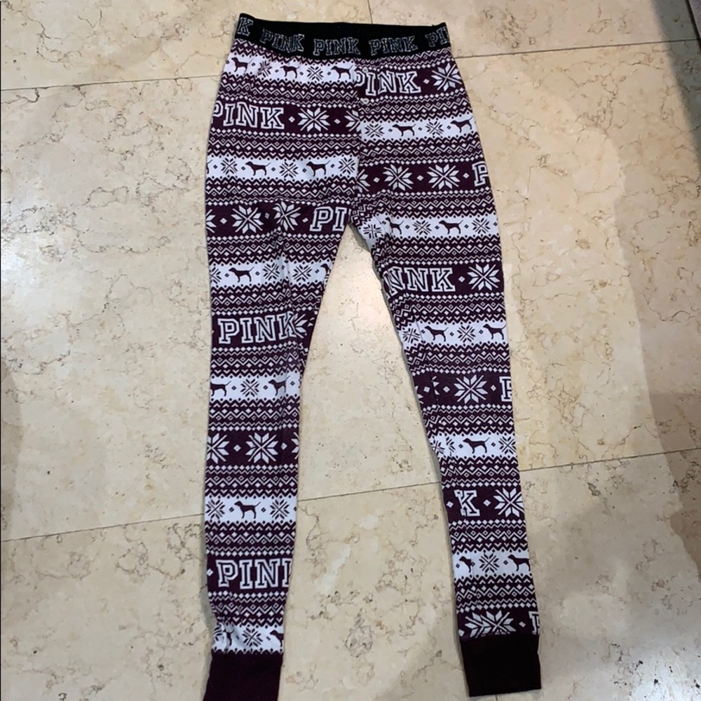 PINK - Holiday Thermal 'Long Johns' Sleep Pants